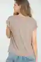 Camiseta Libby Color Gris Medio Talla S Ragged