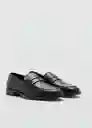 Zapato Estoril Negro Talla 45 Hombre Mango