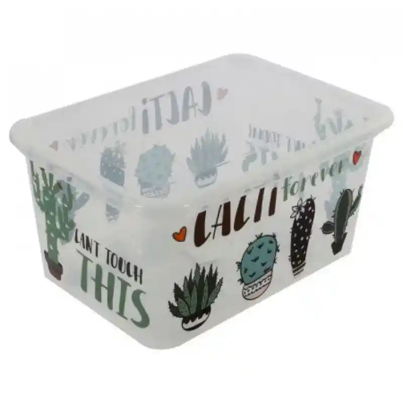 Great Plastic Caja Organizadora 4374 Cactus 26 L