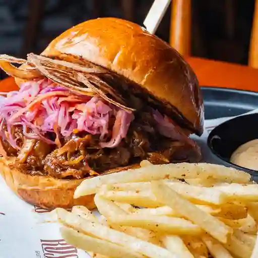 Sándwich de pulled pork