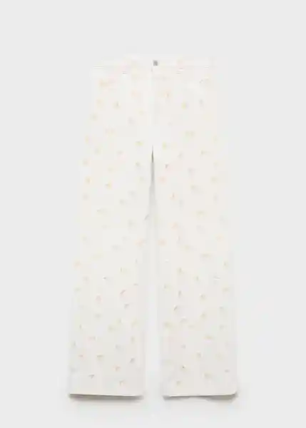 Jean Massy Offwhite Talla 38 Mujer Mango