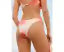 Panti Traje de Baño Aerie Naranja Talla MEDIUM American Eagle