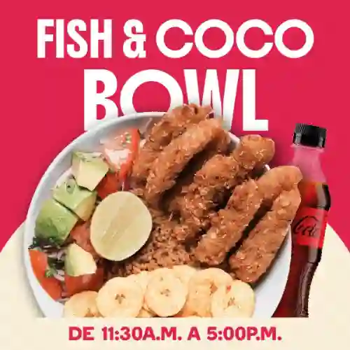 Fish & Coco Bowl + Coca-cola Zero