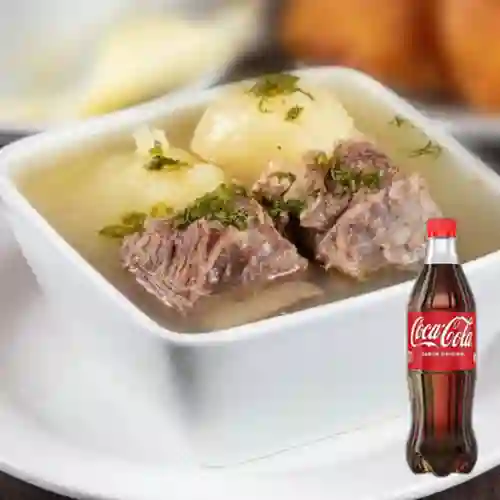 Combo Caldo de Costilla +cocacola Orig 500ml