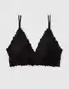 Bralette Aerie Negro Talla MEDIUM 4114073 American Eagle
