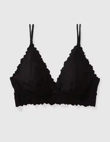 Bralette Aerie Negro Talla MEDIUM 4114073 American Eagle