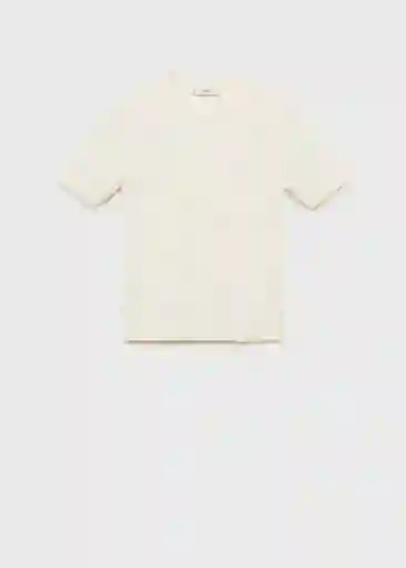 Jersey Basic Crudo Talla XS Mujer Mango