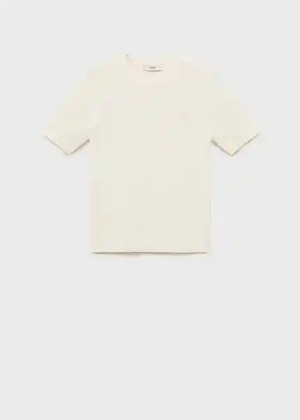 Jersey Basic Crudo Talla XS Mujer Mango