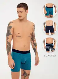 Boxer Ajustado Pqt Hombre Xl - Stdo 3