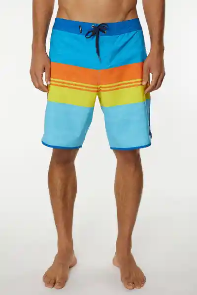 ONeill Short de Baño Four Square Stretch Am Azul Talla 32