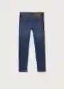 Jeans Slim Tejano Oscuro Talla 09 Niños Mango