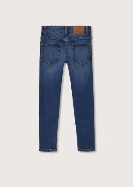 Jeans Slim Tejano Oscuro Talla 09 Niños Mango