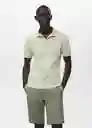 Camiseta Polo Taga Menta Talla M Hombre Mango