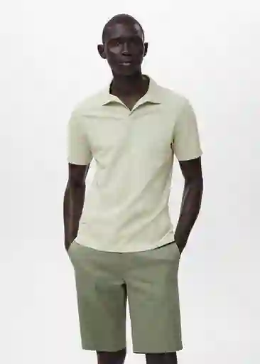 Camiseta Polo Taga Menta Talla M Hombre Mango