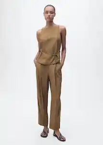 Top Moskito Verde Talla XL Mujer Mango