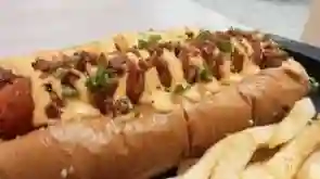 4 Perros Gratinados Pan Artesanal
