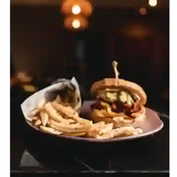 Hamburguesa de Al Pastor con Piña