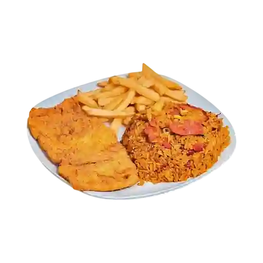 Combo chuleta de pollo