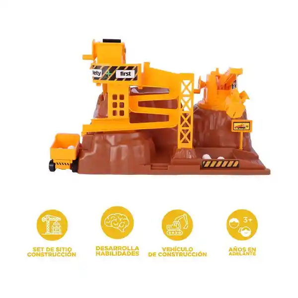 Juego Sitio de Construcción y Vehículo Serie Miniso