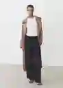 Top Lex Blanco Talla M Mujer Mango