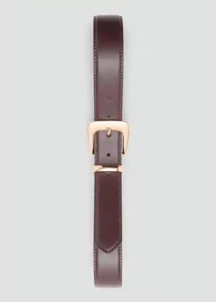 Cinturón Apen Chocolate Talla M Mujer Mango