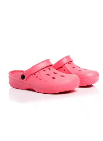 People Zapatos Sueco Eva Niña Color Coral Talla 33