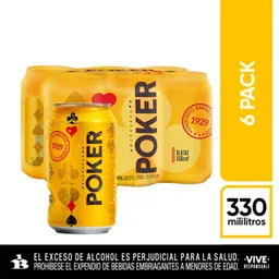 Poker Cerveza en Lata