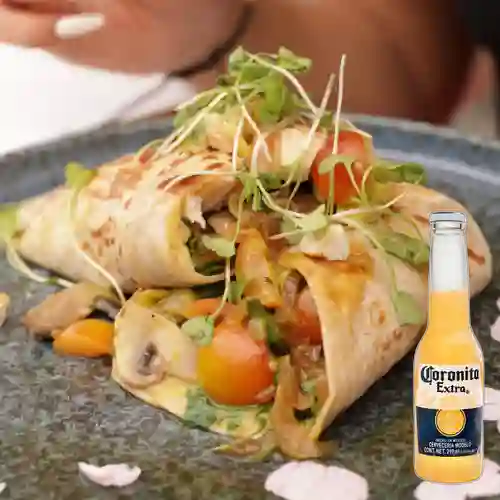 Combo Wrap Pollo a la Plancha + Corona 210 ml