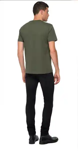 Replay Camiseta Basic Jersey 30/1 Verde Talla M