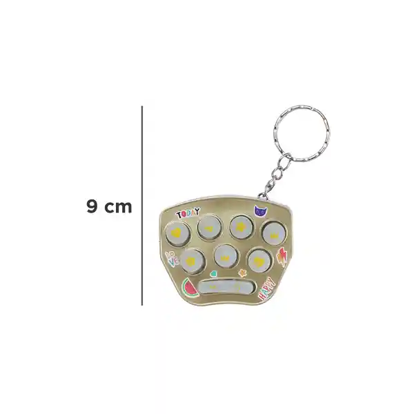 Llavero Interactivo Serie Hamster Metal Mod K014 Miniso