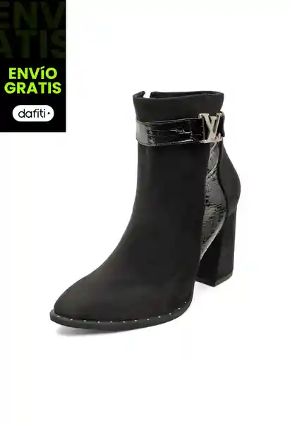 Botines Mujer Negro Talla 38 226 Tellenzi