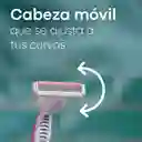 GILLETTE Venus Suave Cuchilla de Afeitar Mujer Depilación Coporal al Ras Máquina de Afeitar Mujer 2 Uds