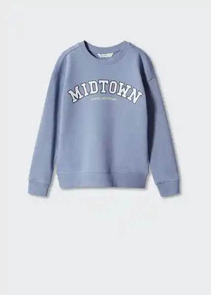 Sudadera Midtown Azul Talla 08 Niños Mango