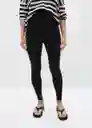 Leggings Mum-i Negro Talla M Mujer Mango