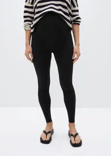 Leggings Mum-i Negro Talla M Mujer Mango