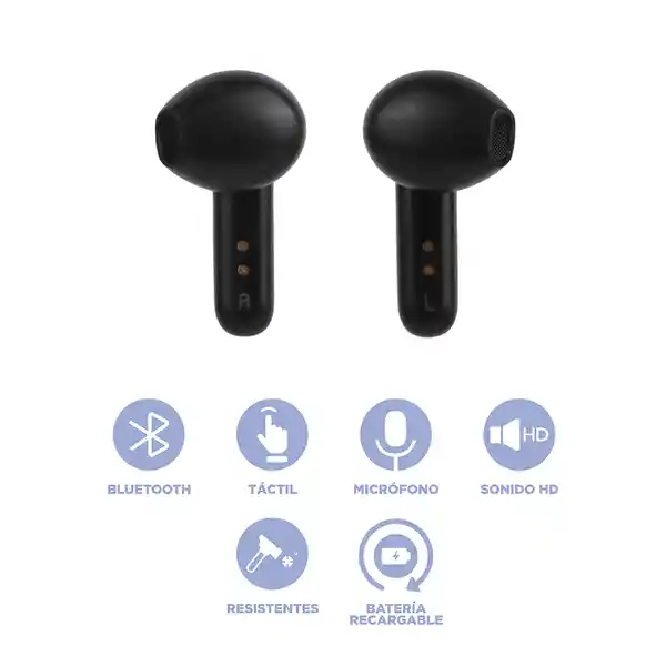 Audífonos Tws Half In-Ear Modelo M2 Serie Negro Miniso