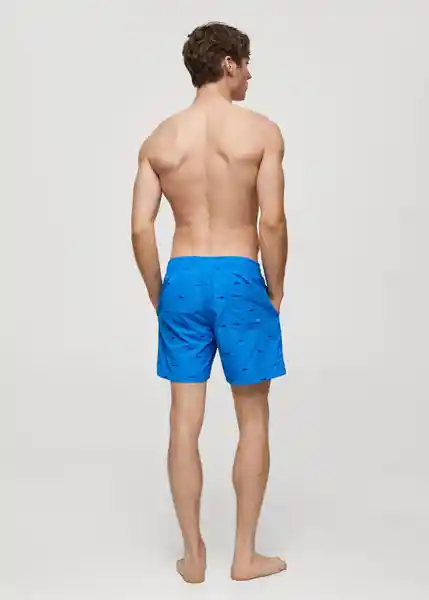 Short Bañador Pez Celeste Talla S Hombre Mango