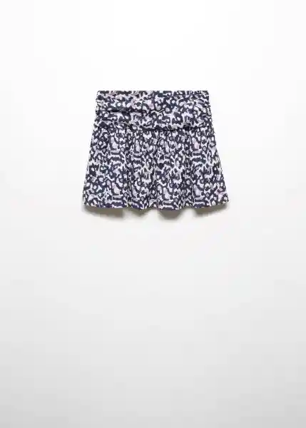 Falda Lia Navy Talla 14 Niñas Mango