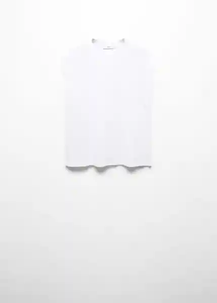 Camiseta Viri Blanco Talla XS Mujer Mango