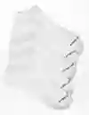 American Eagle Pack de Medias Tobilleras Blanco T One Size