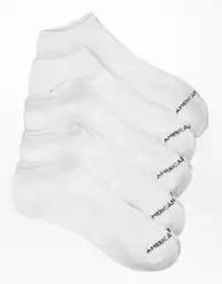 American Eagle Pack de Medias Tobilleras Blanco T One Size