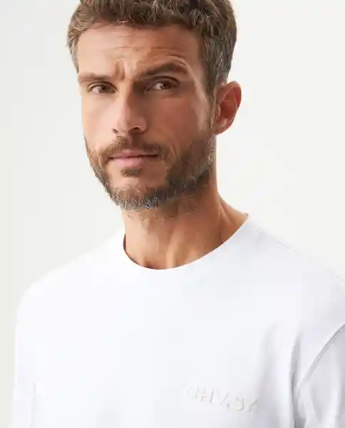 Camiseta Manga Larga Long Sleeve Blanco 0 Claro M Chevignon
