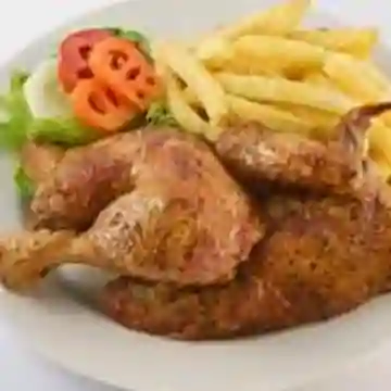 Medio Pollo Al Horno