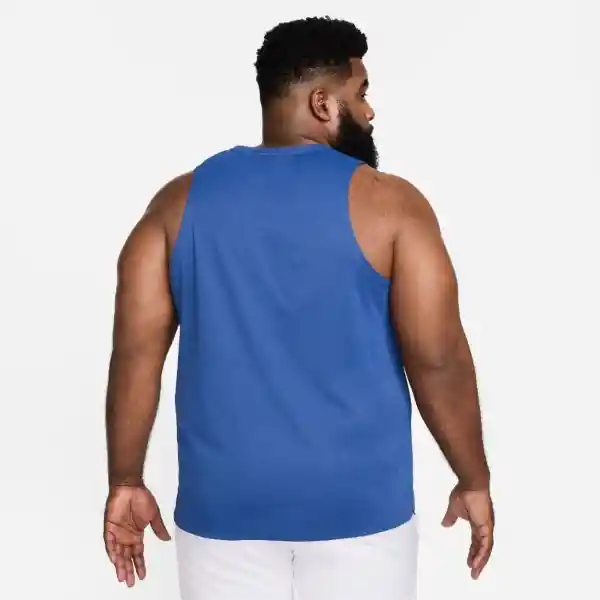 Nike Polera Miler Tank Para Hombre Azul Talla M