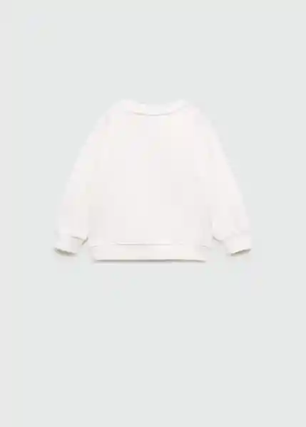 Sudadera Car Offwhite Talla 66 Niños Mango