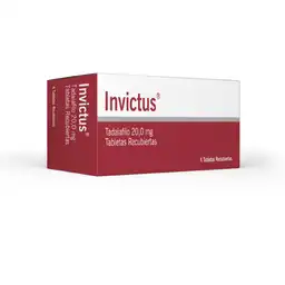 Invictus Tadalafilo 20 Mg x 4 Tabletas R