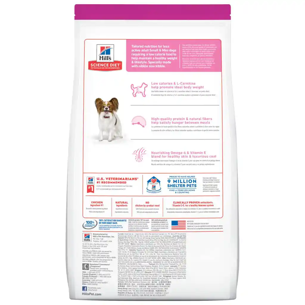 Hill's Science Diet Canine Small Paws Ligth Adult 15,5Lb