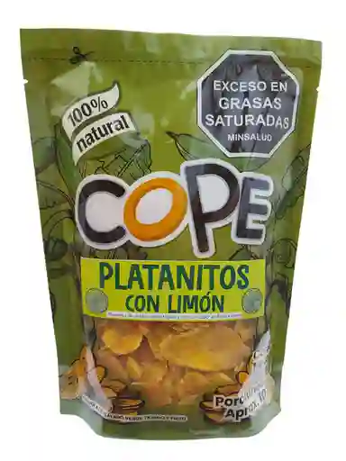 Cope Pasabocas Platanitos Limón