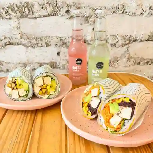 Veggies Sushirrito + Tokio y 2 Bebidas