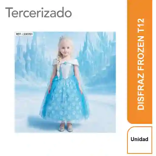 Disfraz Frozen Talla 12